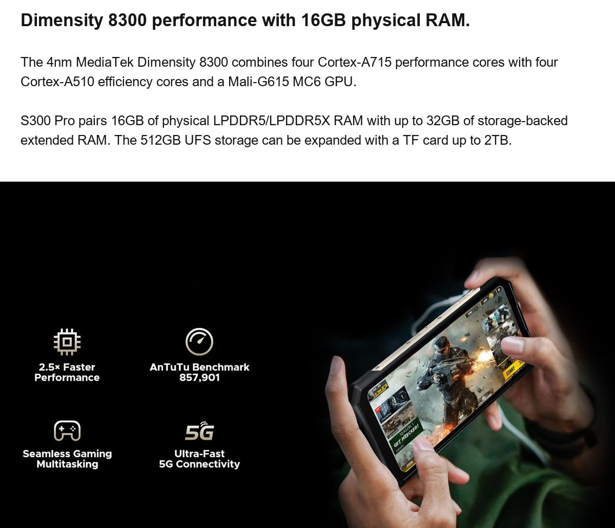 DOOGEE S300 Pro product features 7