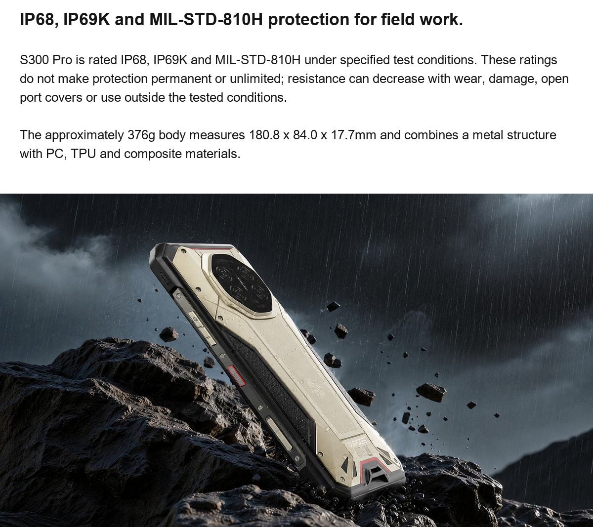 DOOGEE S300 Pro product features 11