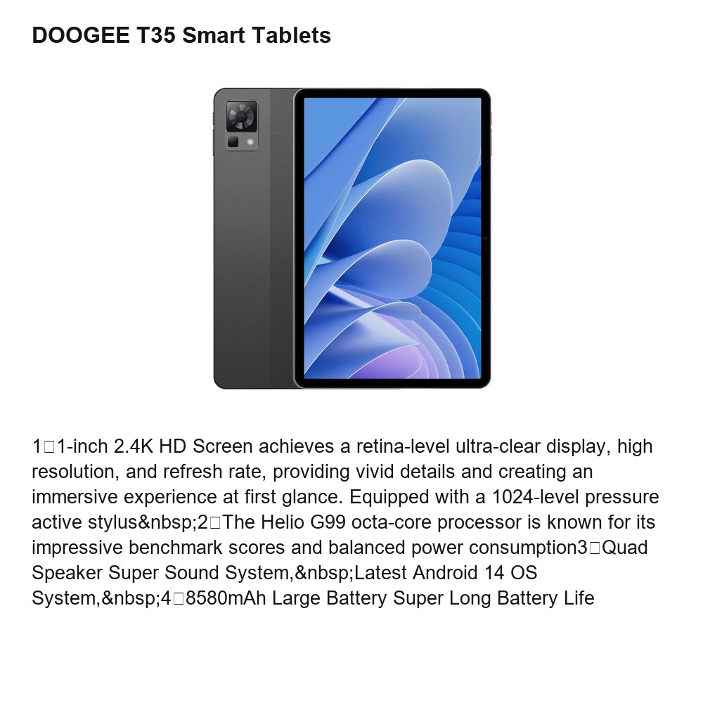 DOOGEE T35 product features 1