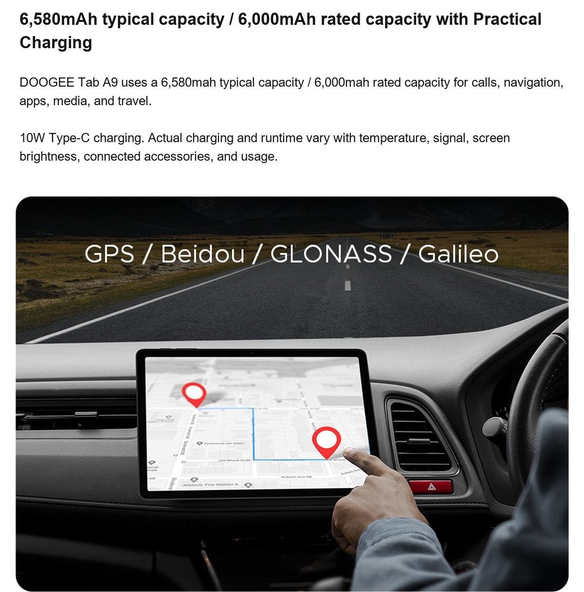 DOOGEE Tab A9+ product features 12
