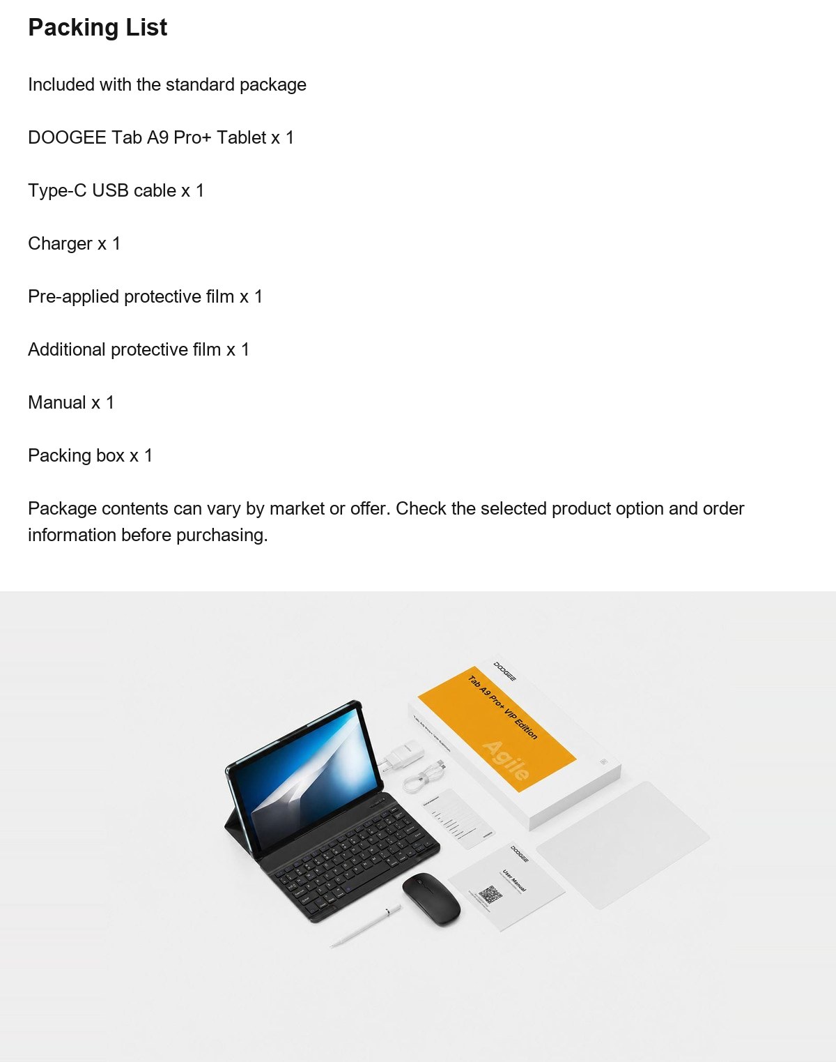 DOOGEE Tab A9 Pro+ product features 15