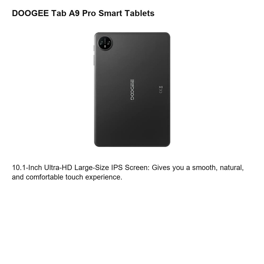 DOOGEE Tab A9 Pro product features 2