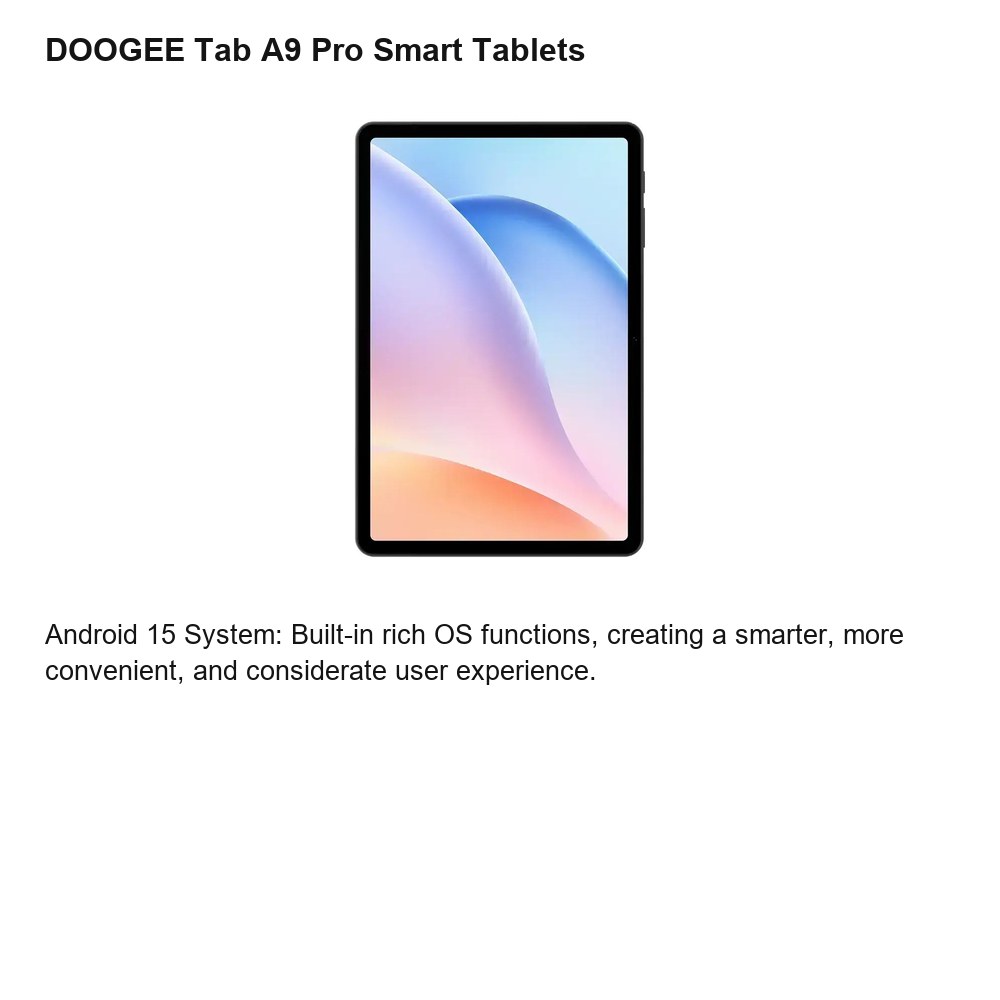DOOGEE Tab A9 Pro product features 3