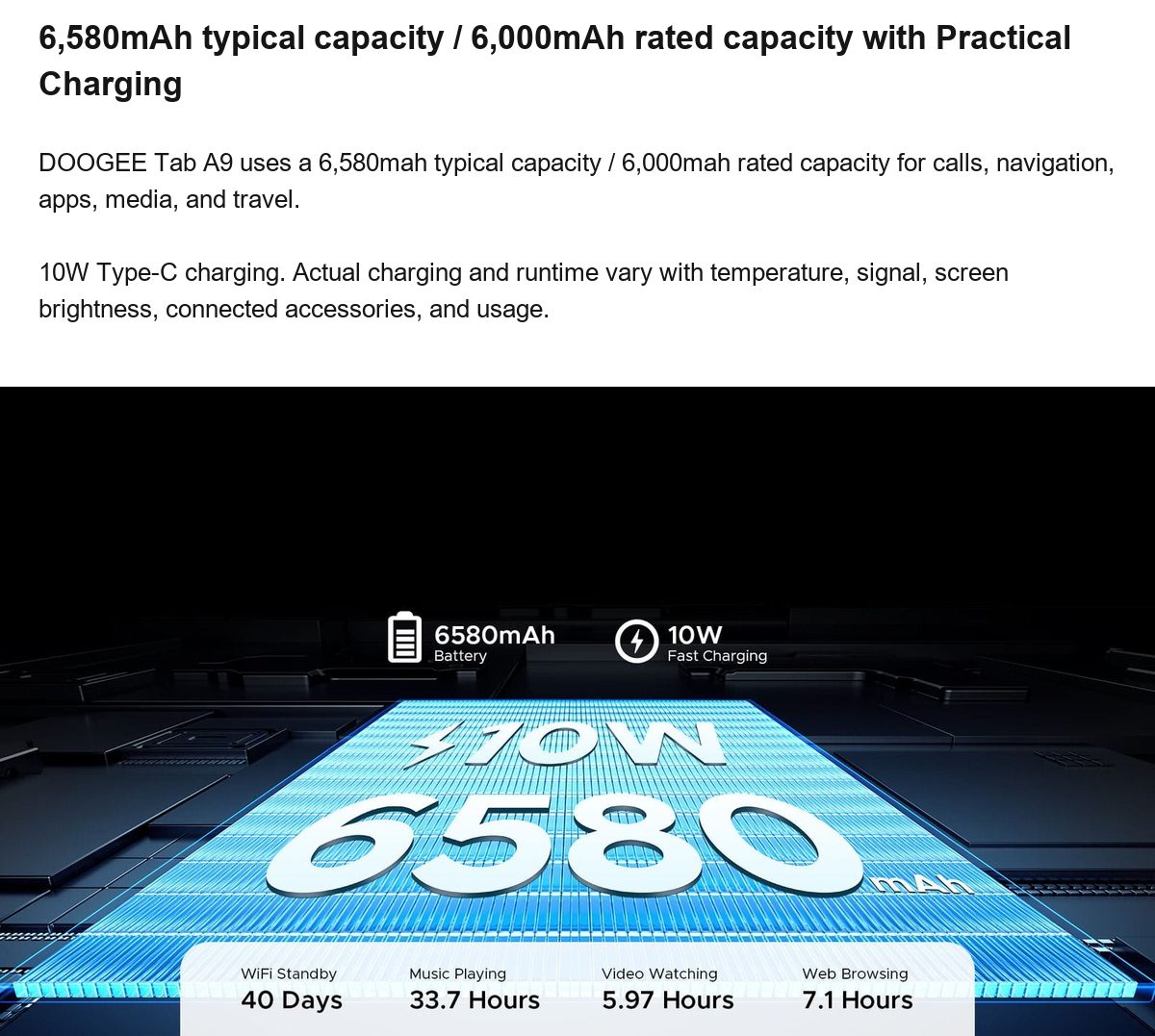 DOOGEE Tab A9 product features 9
