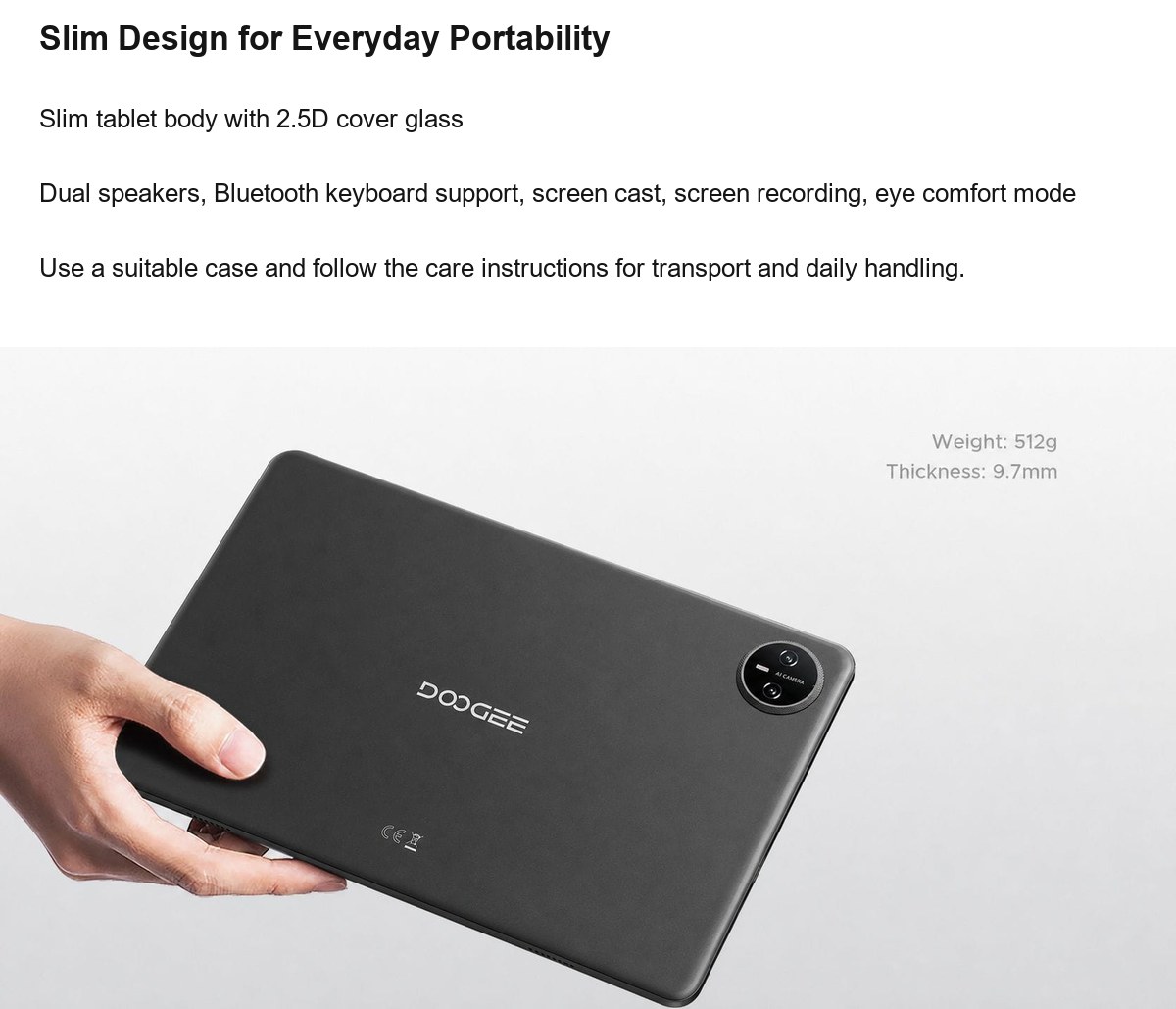 DOOGEE Tab A9 product features 19