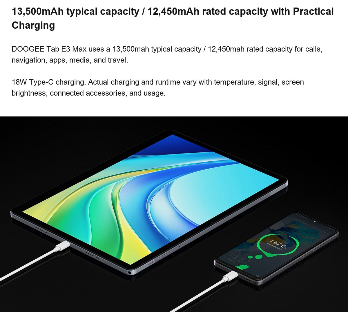 DOOGEE Tab E3 Max product features 9