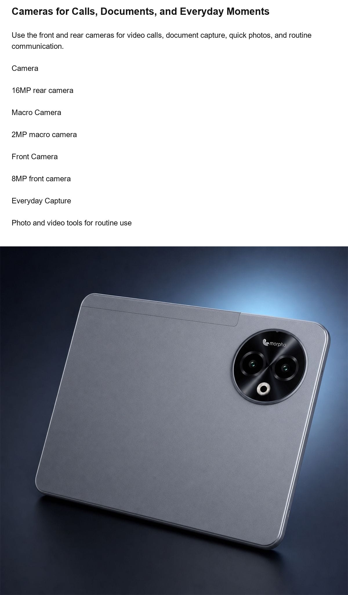 DOOGEE Tab E3 Max product features 14