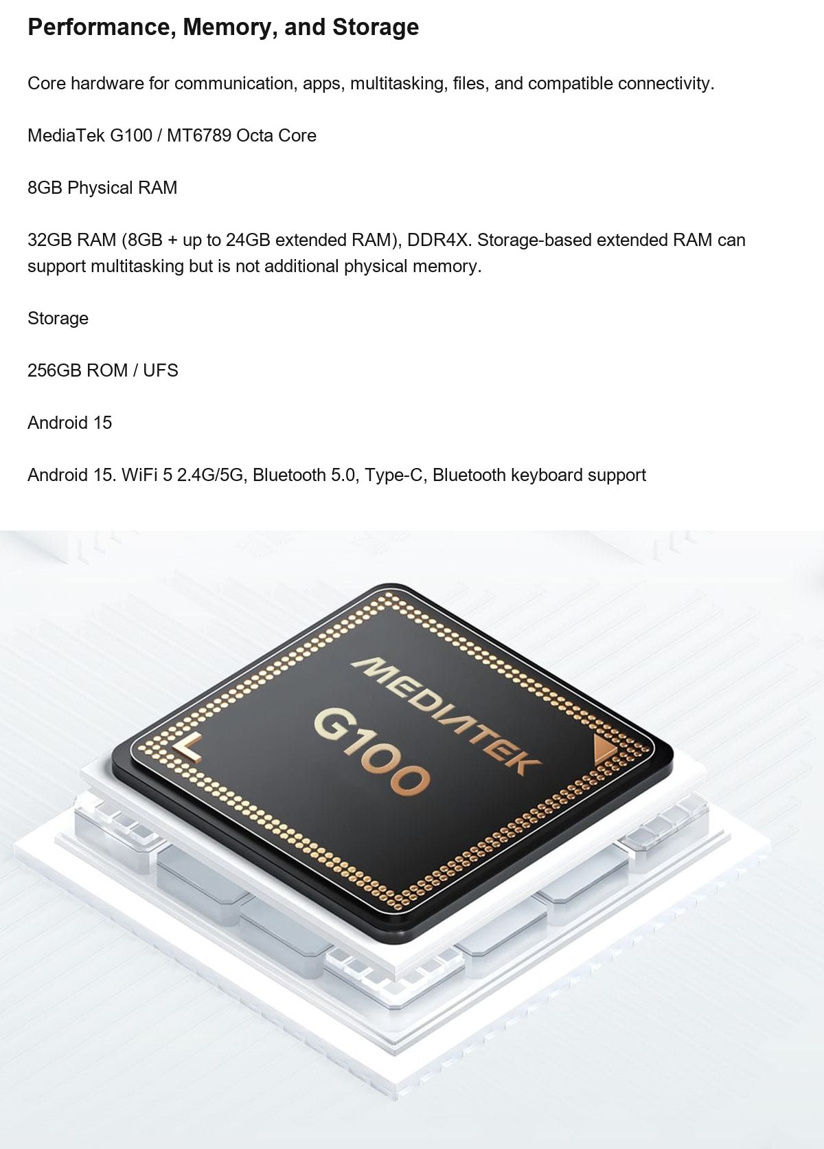 DOOGEE Tab E3 product features 10