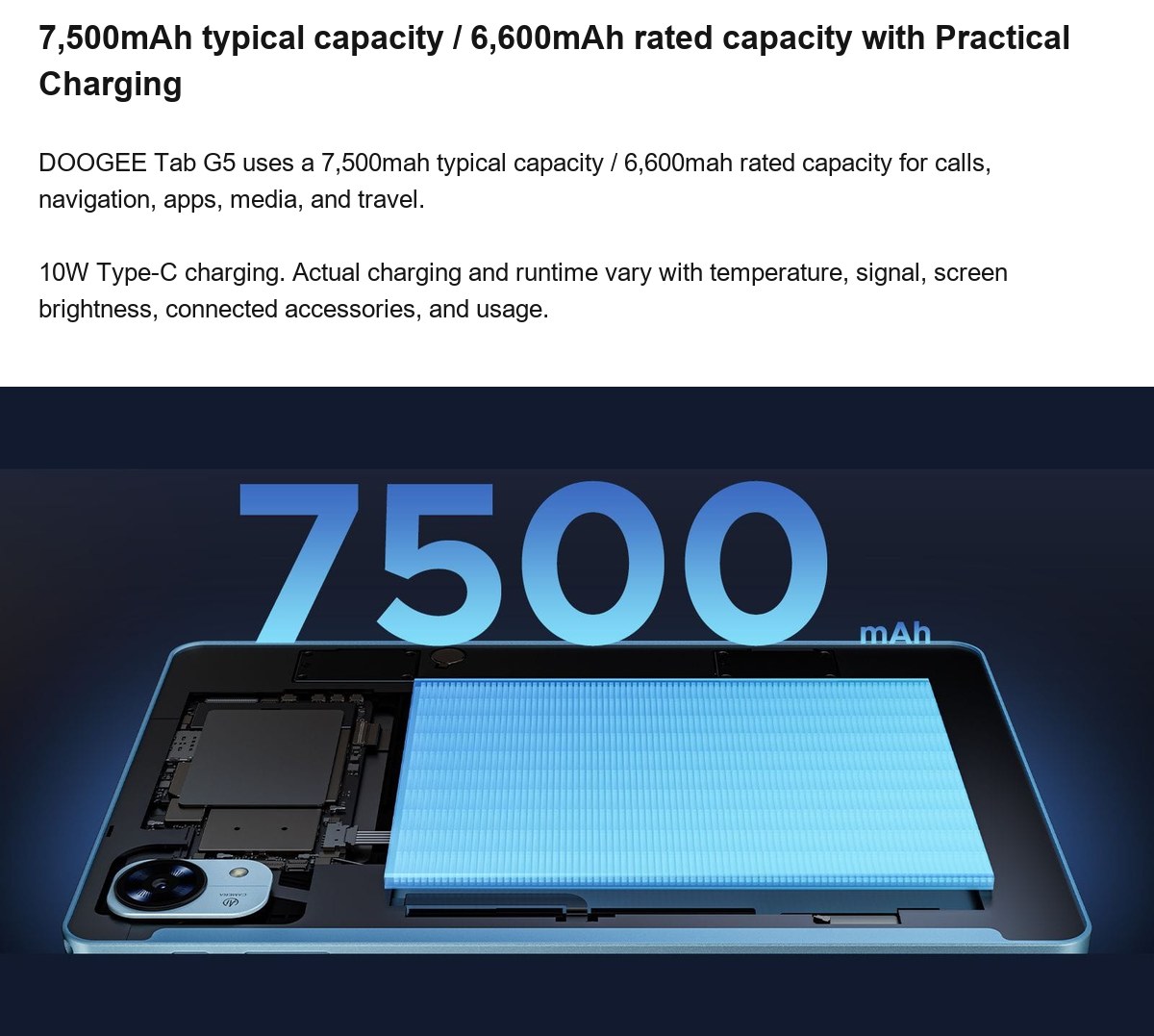 DOOGEE Tab G5 product features 9