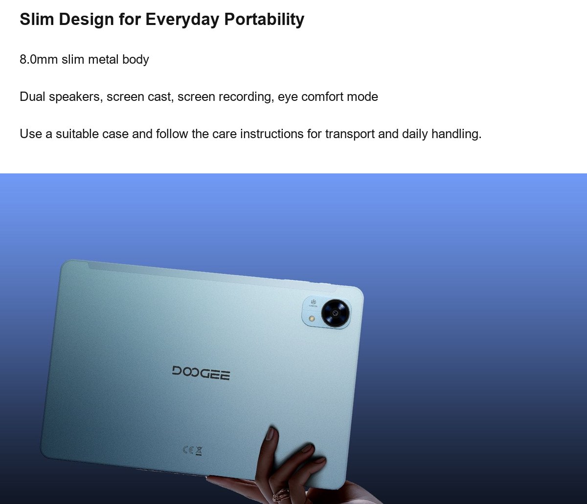 DOOGEE Tab G5 product features 19
