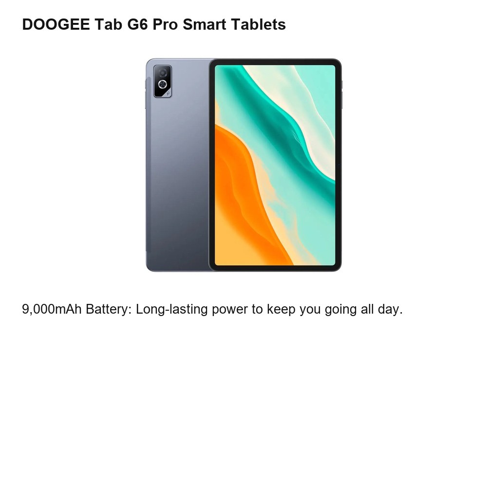 DOOGEE Tab G6 Pro product features 2