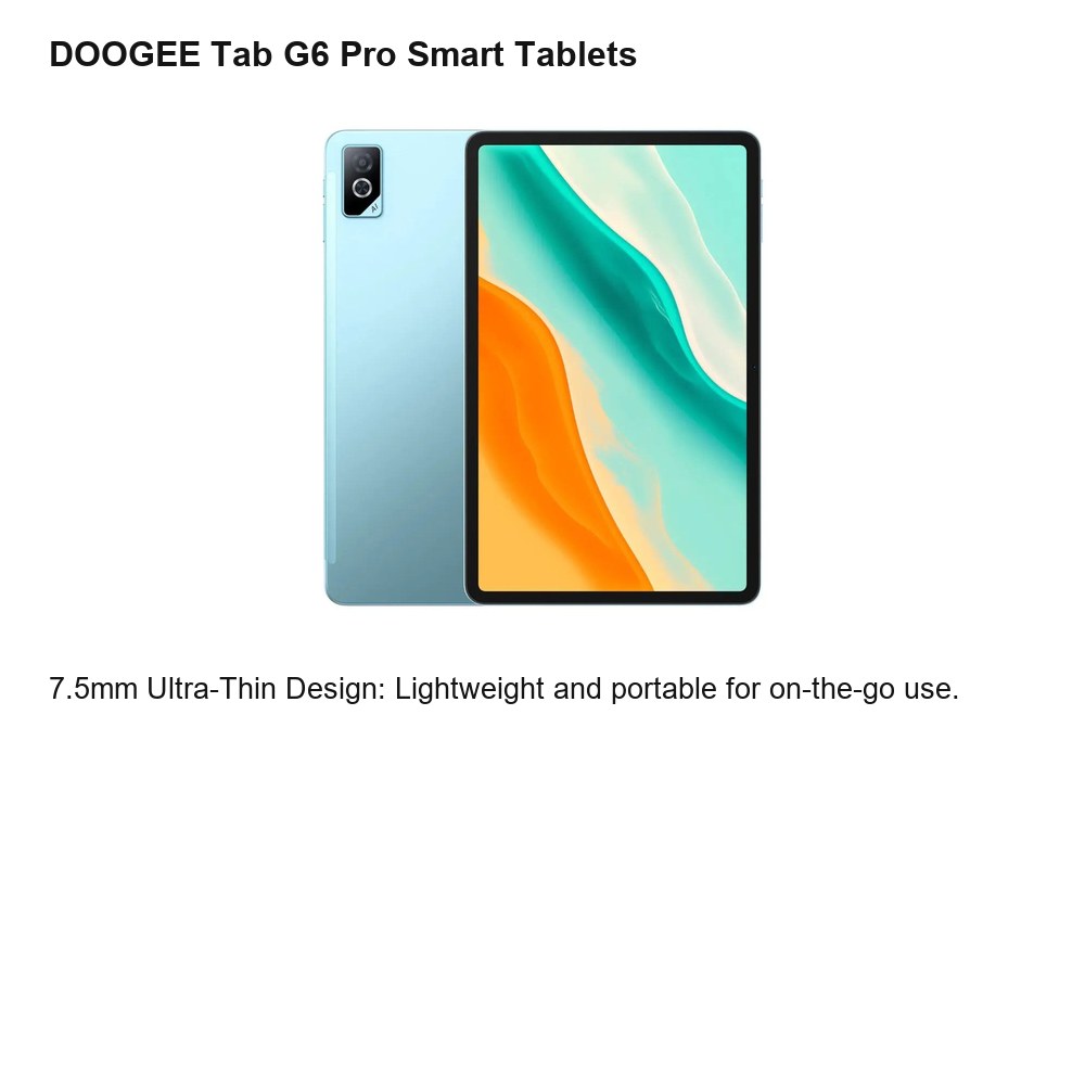 DOOGEE Tab G6 Pro product features 3