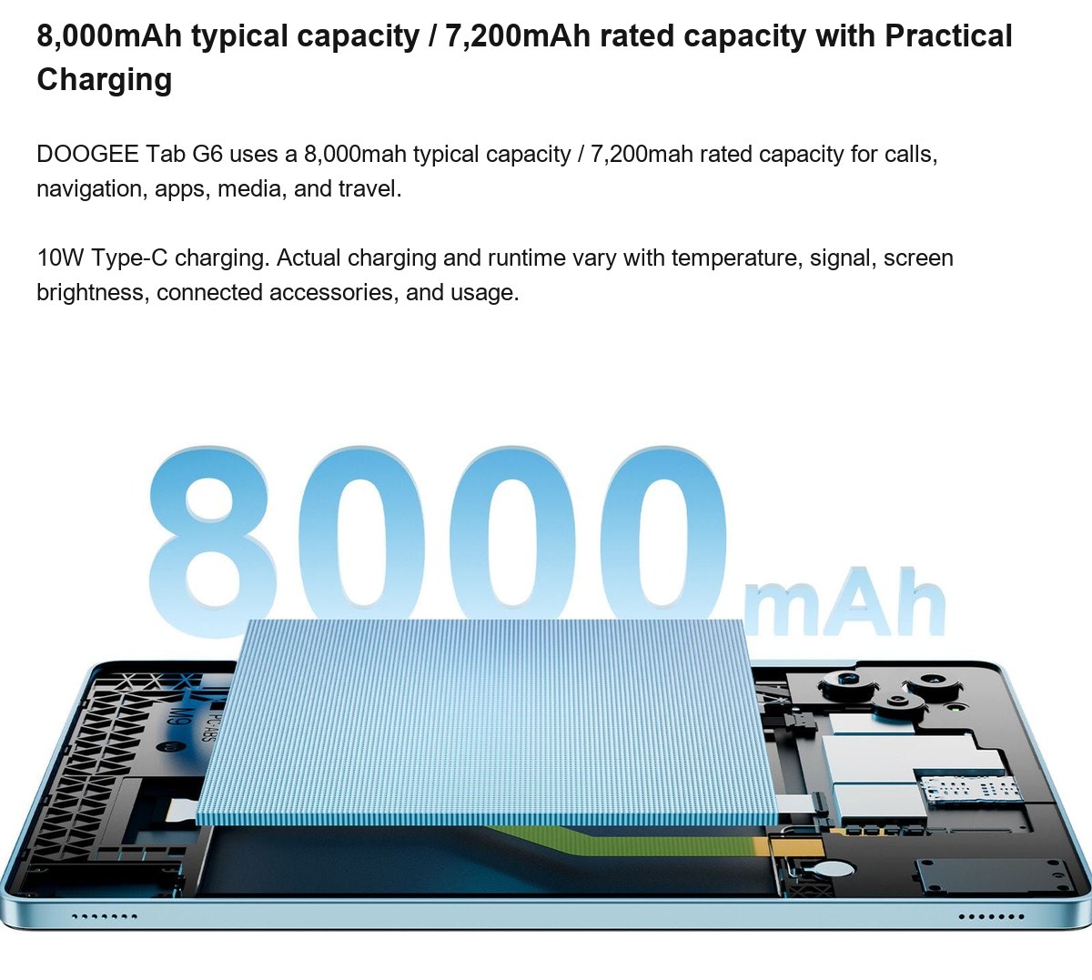DOOGEE Tab G6 product features 9