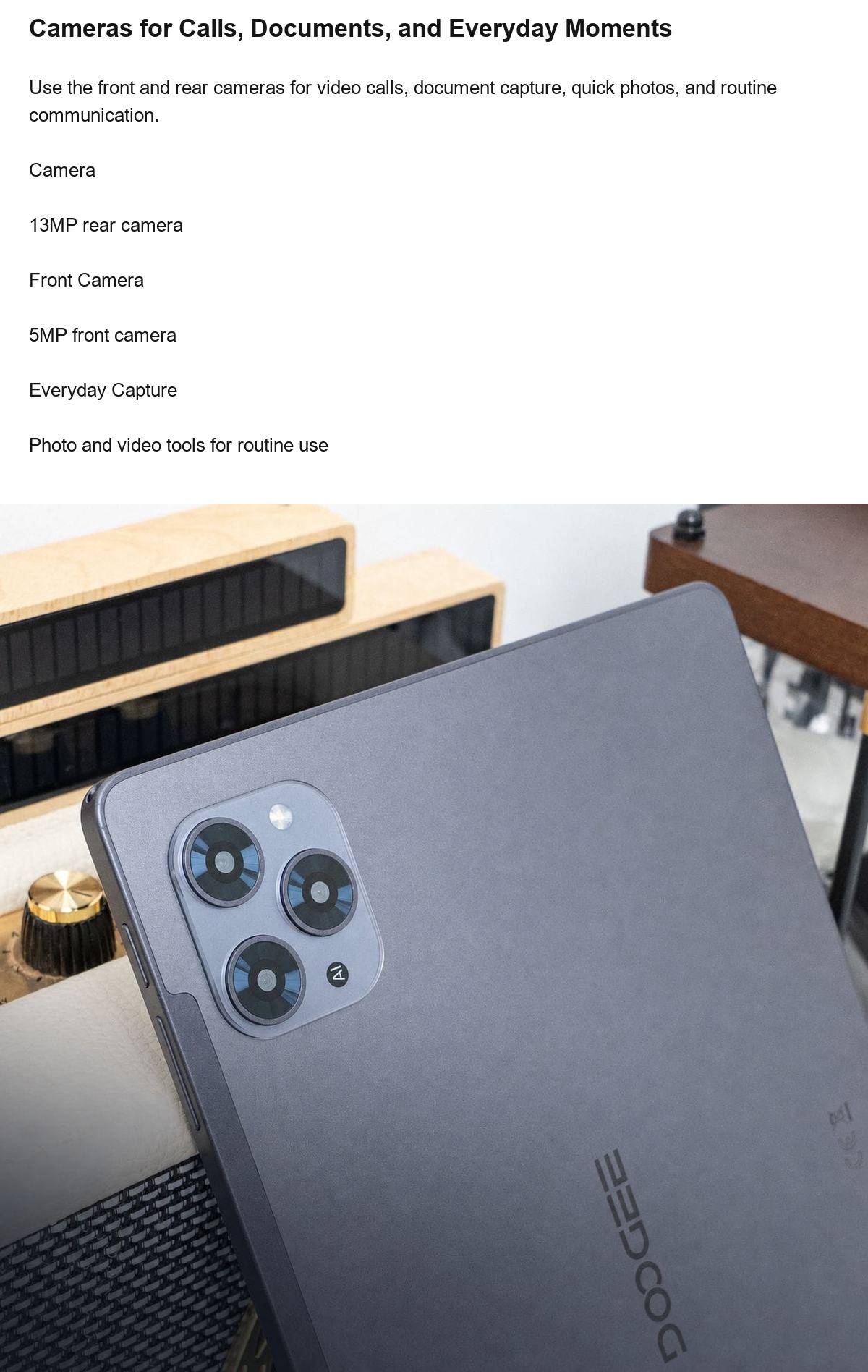 DOOGEE Tab G6 product features 14