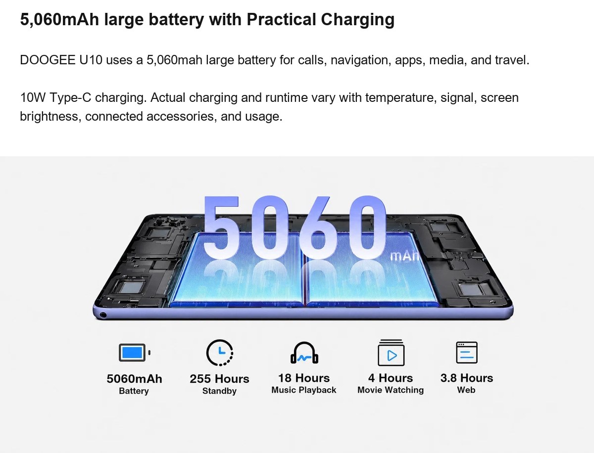 DOOGEE U10 product features 8