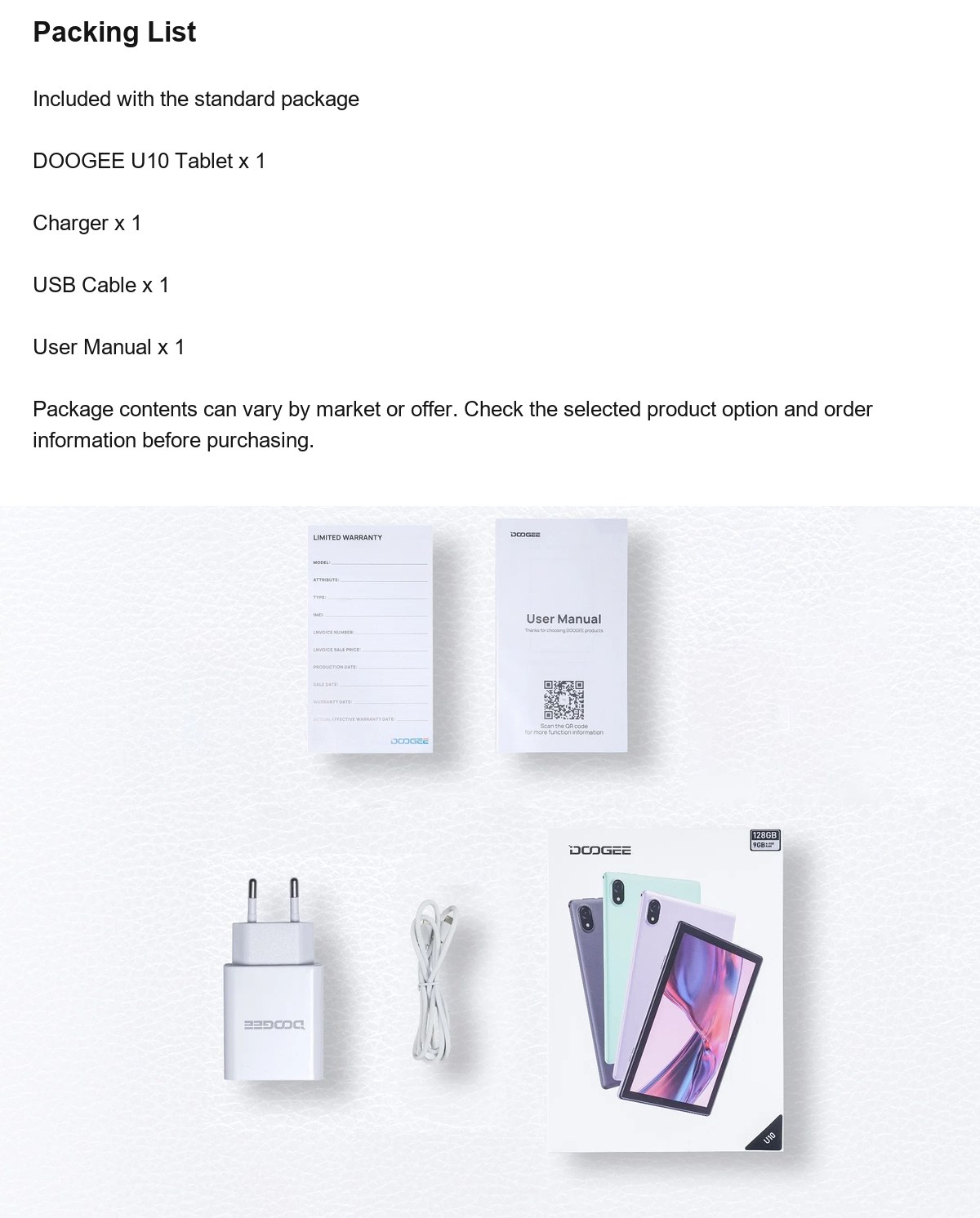 DOOGEE U10 product features 22
