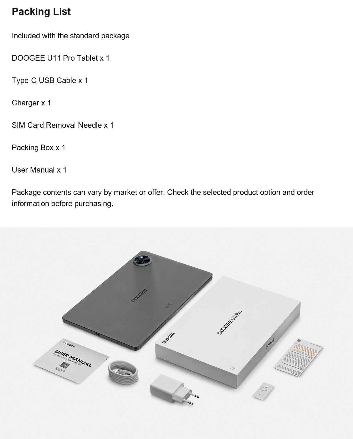 DOOGEE U11 Pro product features 23