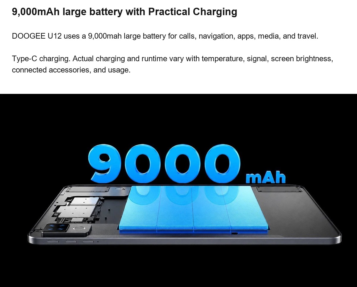 DOOGEE U12 product features 9