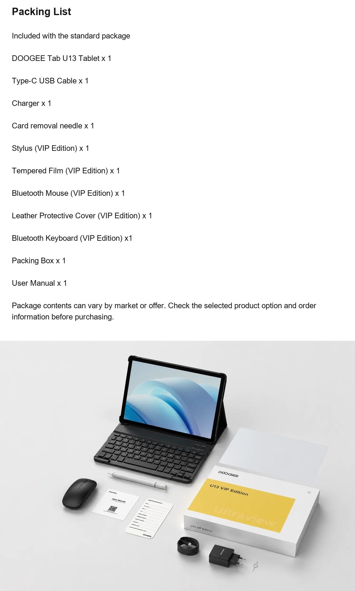 DOOGEE U13 product features 23