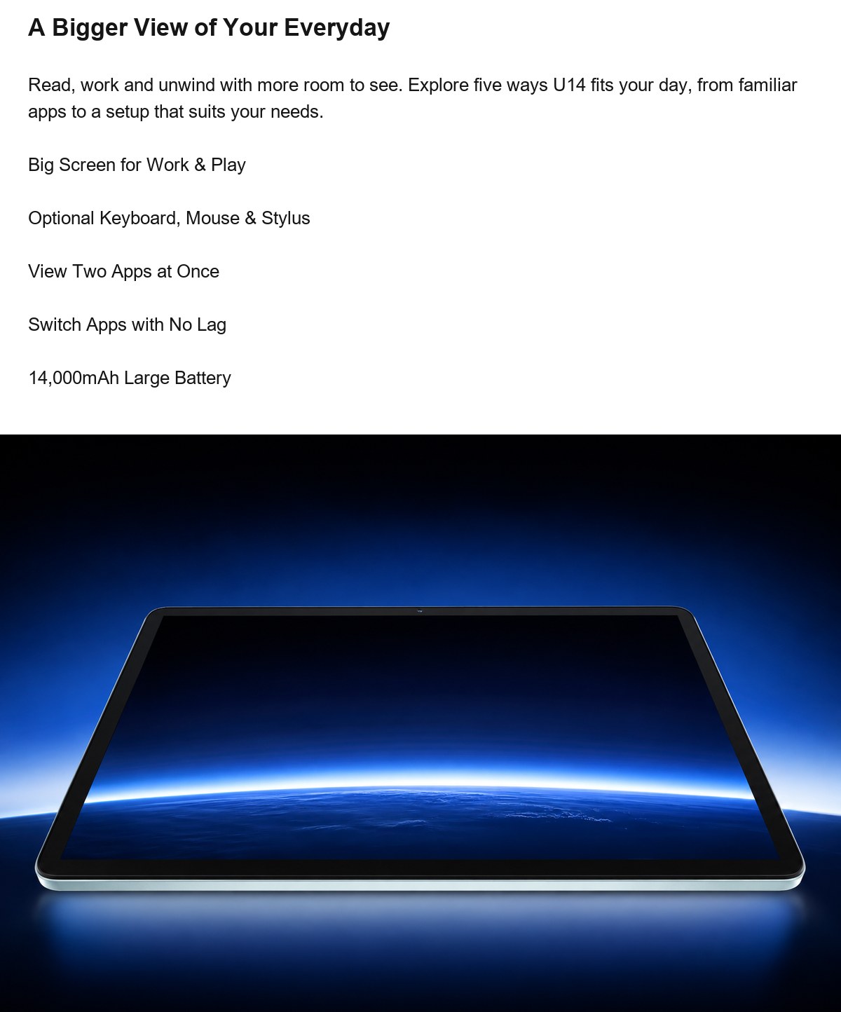 DOOGEE U14 product features 2