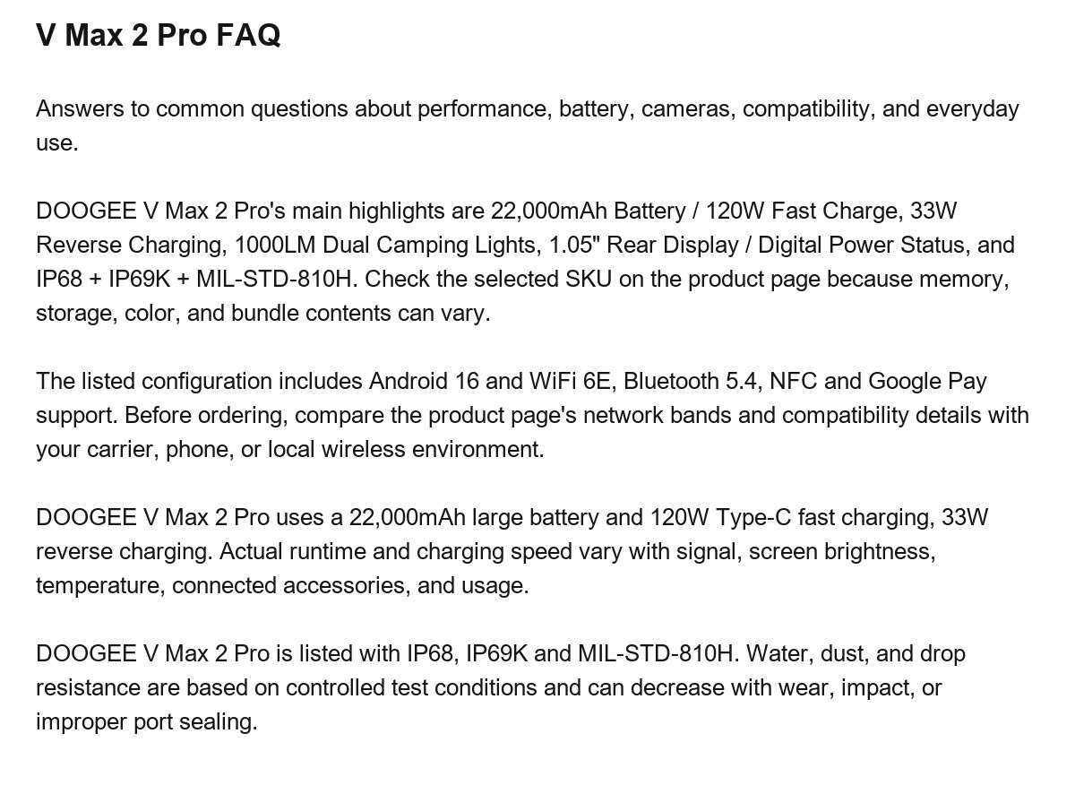 V Max 2 Pro product features 24