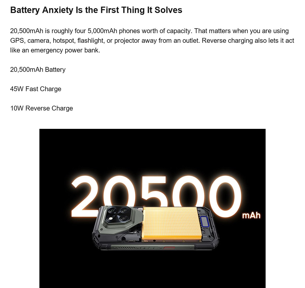 DOOGEE V Max Play product features 15