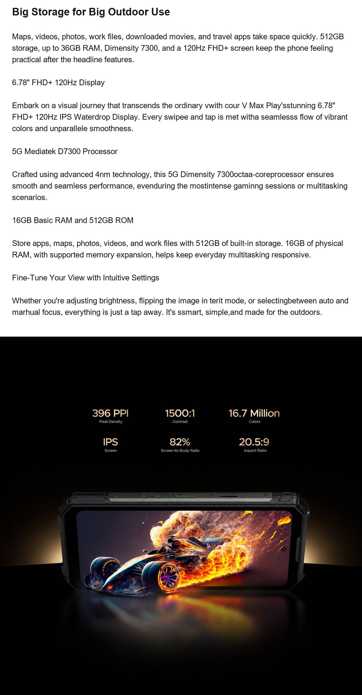 DOOGEE V Max Play product features 25