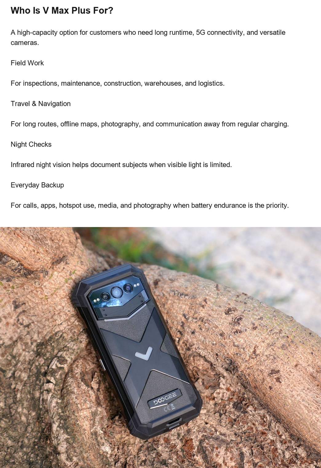DOOGEE V Max Plus product features 21