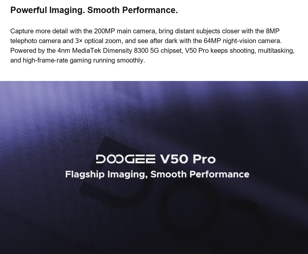 DOOGEE V50 Pro product features 14