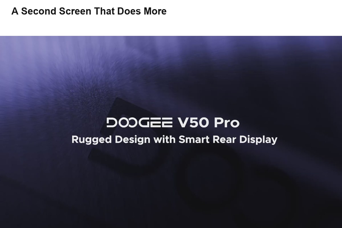 DOOGEE V50 Pro product features 15