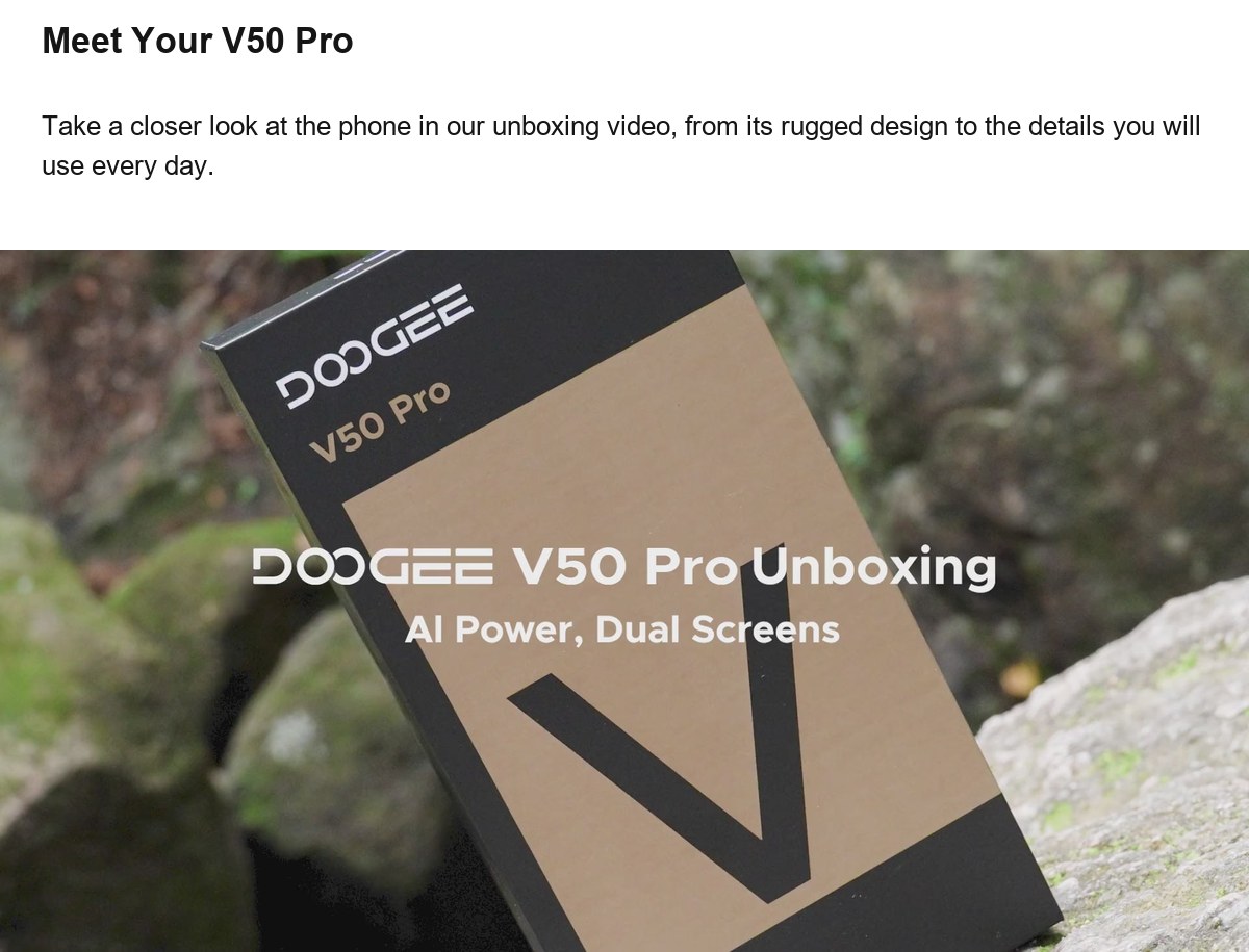 DOOGEE V50 Pro product features 18