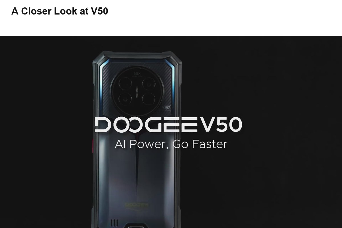DOOGEE V50 product features 15