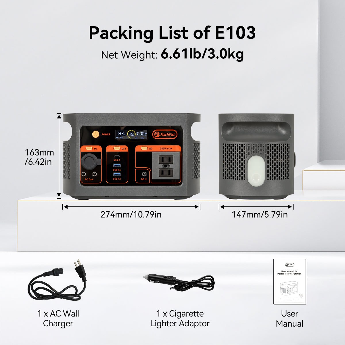 FlashFish E103 official product features 23
