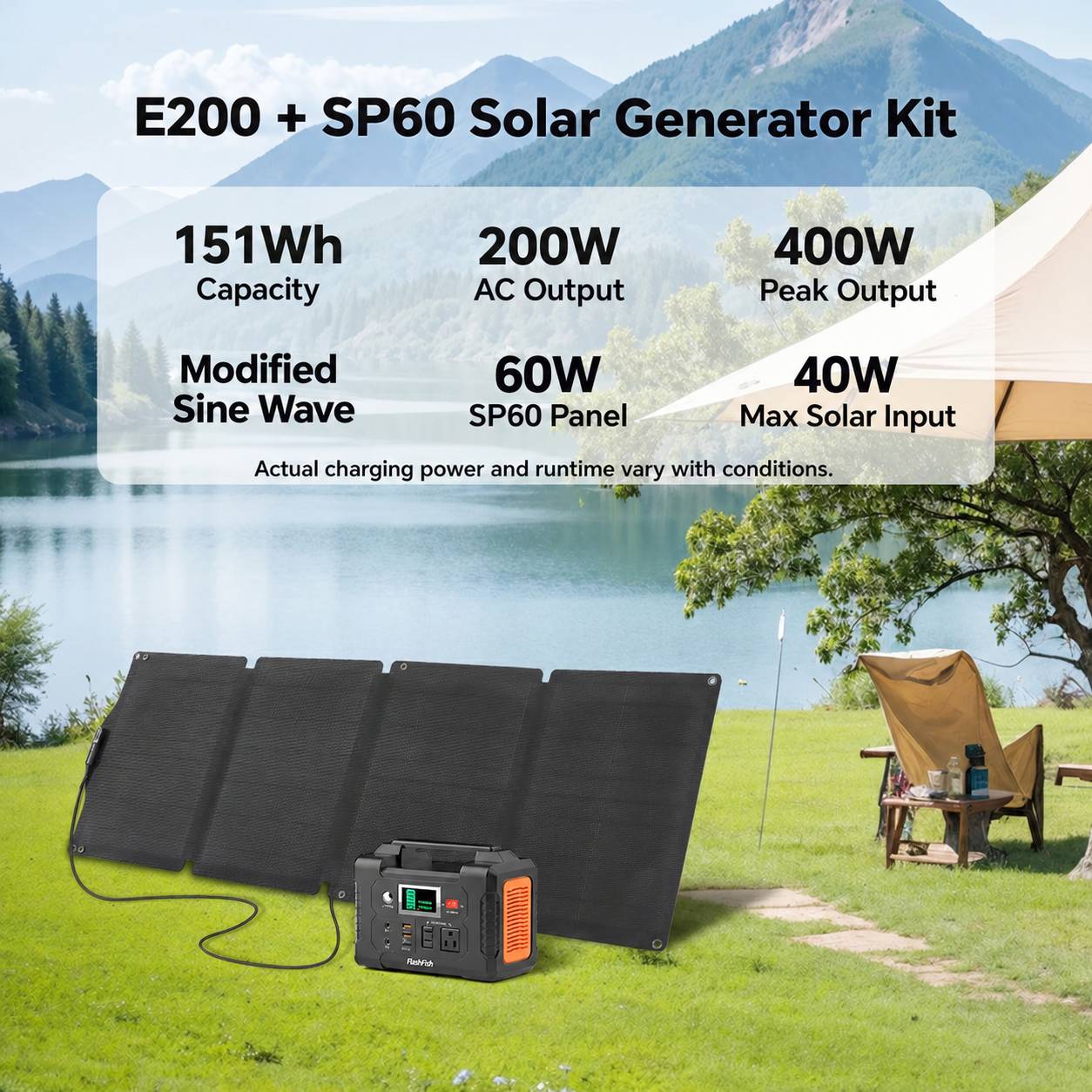 FlashFish E200 + SP60 official product features 7