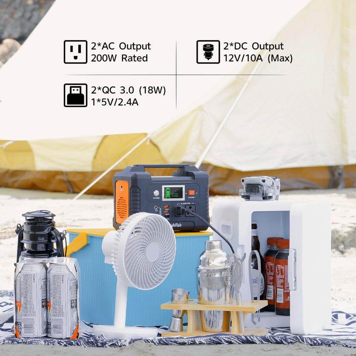 FlashFish E200 + TSP60 official product features 5