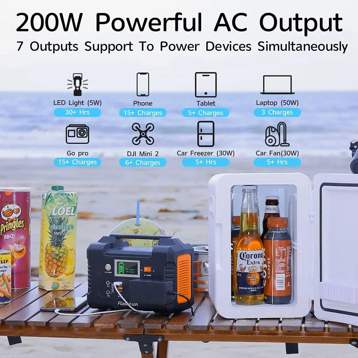 FlashFish E200 official product features 2