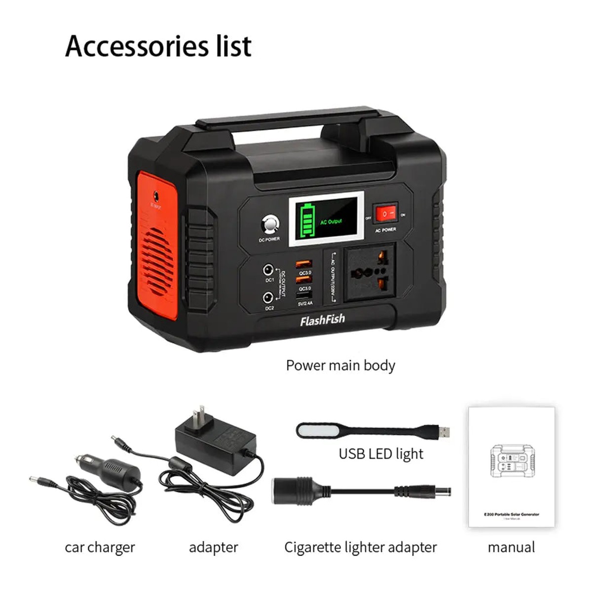 FlashFish E200 official product features 7