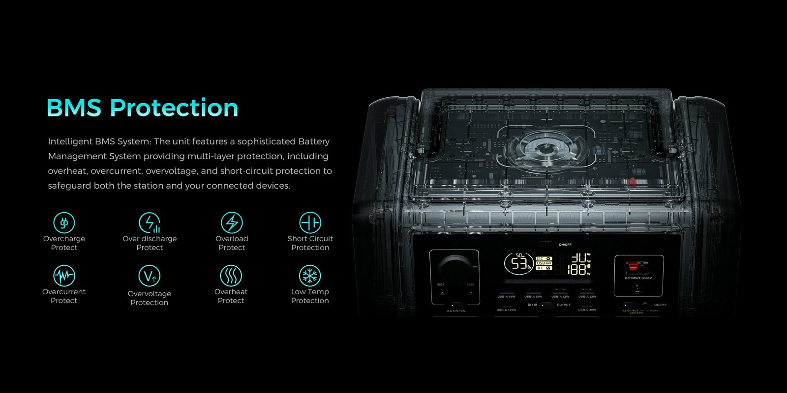 FlashFish T1200S official product features 11