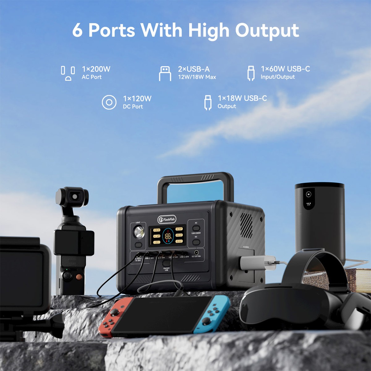FlashFish T200 official product features 19
