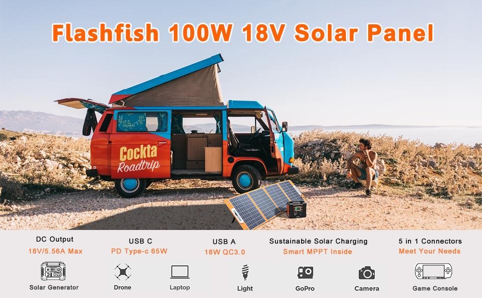 FlashFish TSP100 official product features 1