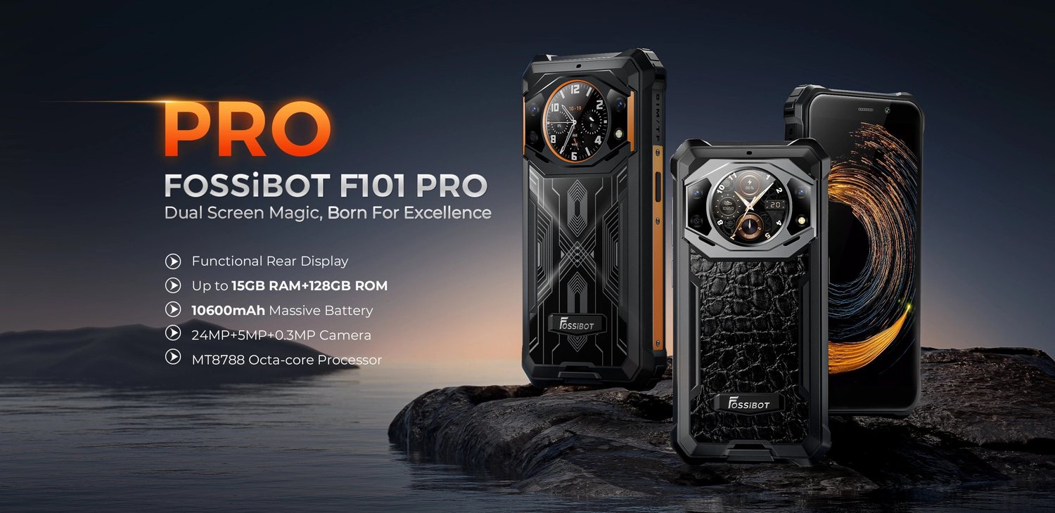 FOSSiBOT F101 Pro product features and detail view 1