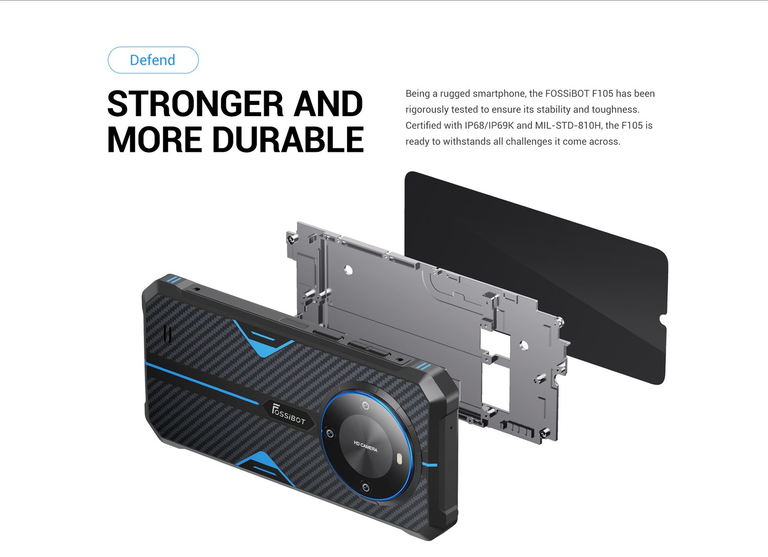 FOSSiBOT F105 product features and detail view 21