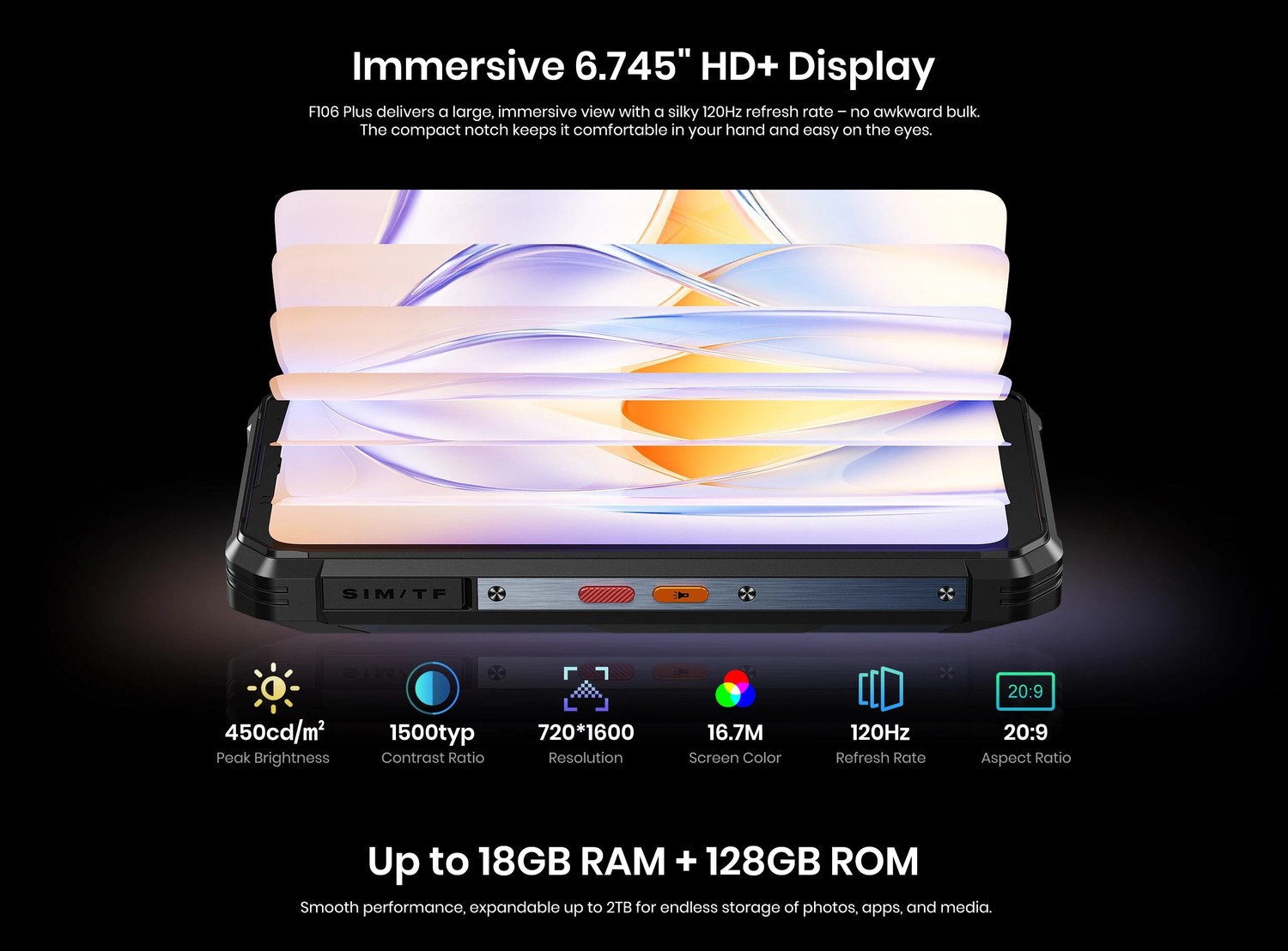 FOSSiBOT F106 Plus product features and detail view 15