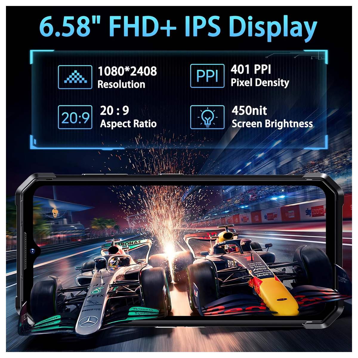 FOSSiBOT F106 Pro product feature illustration 2