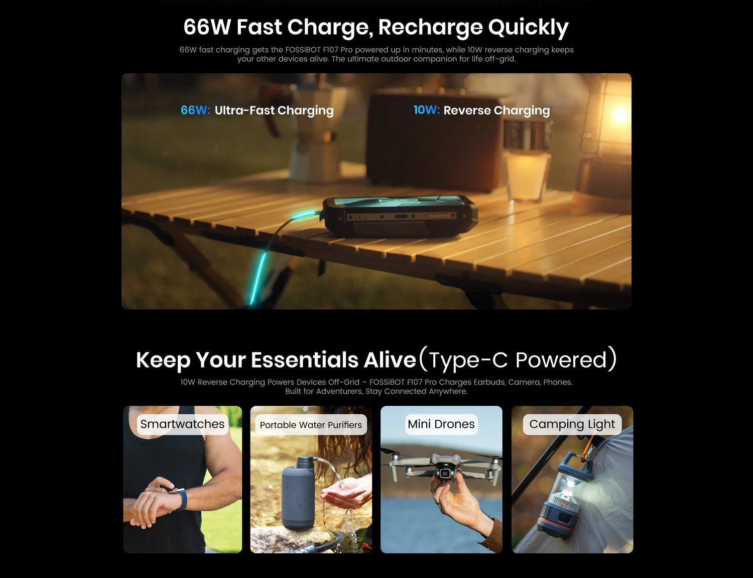 FOSSiBOT F107 Pro product features and detail view 13