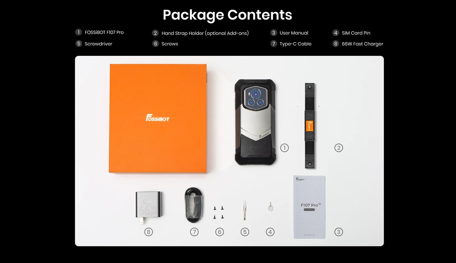 FOSSiBOT F107 Pro product features and detail view 25