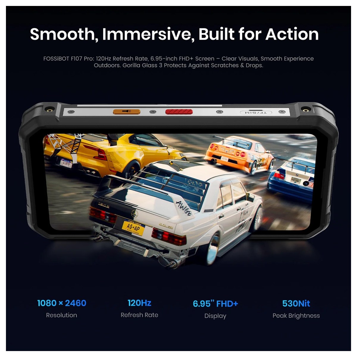 FOSSiBOT F107 Pro product feature illustration 4