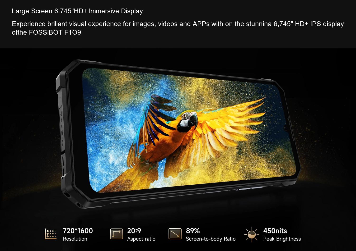 F109 Large Screen 6.745"HD+ lmmersive Display