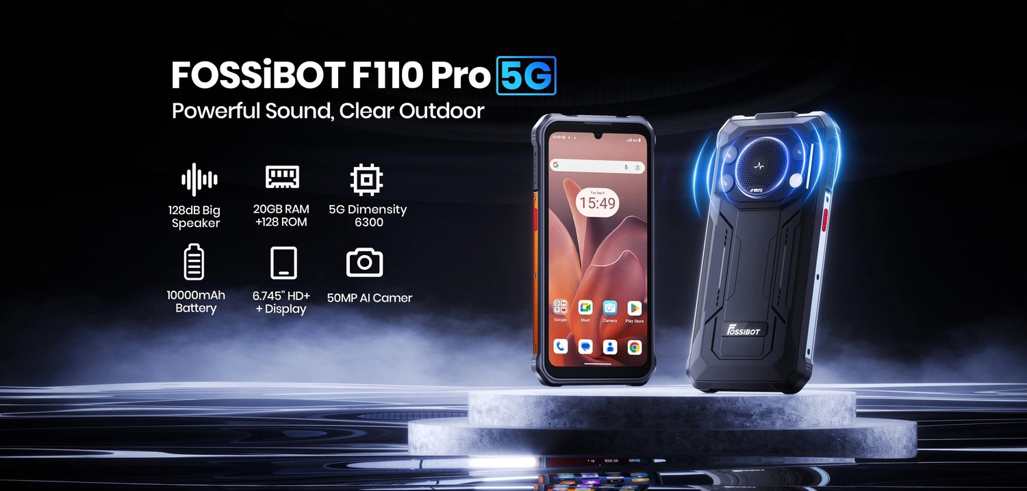 FOSSiBOT F110 Pro product features and detail view 1