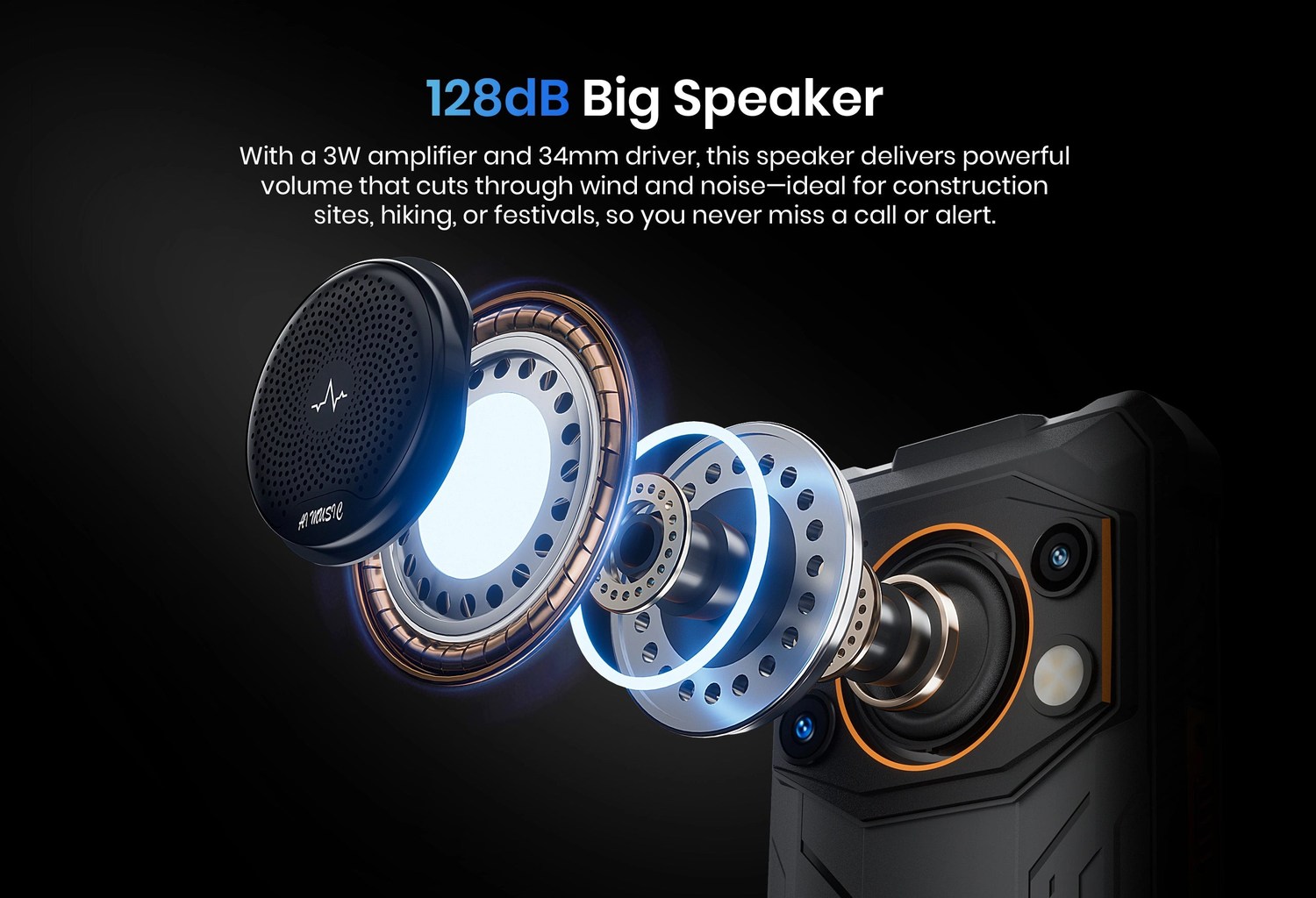 FOSSiBOT F110 Pro product features and detail view 3